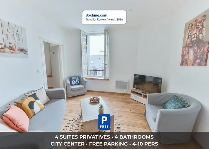 Appartamento Grand - 4 Ch - Parking Privé *